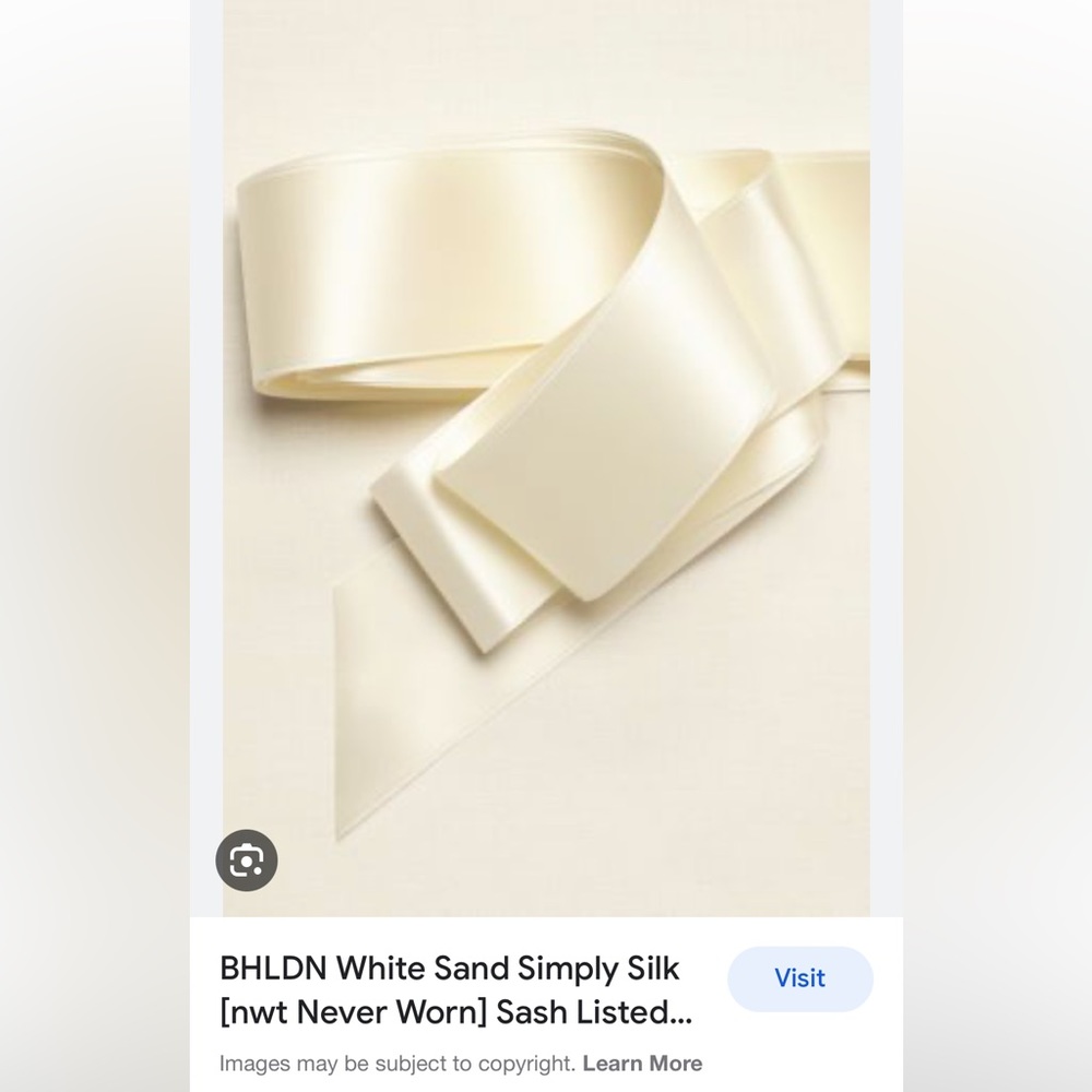 BHLDN Silk Sash